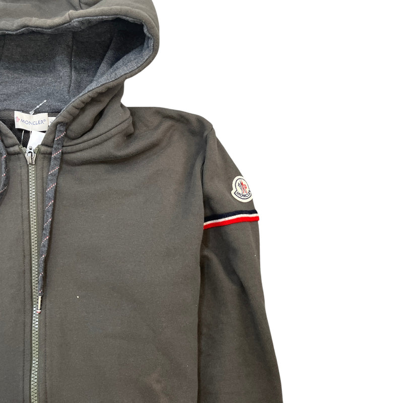 Men's Maglia Zip Up Hoodie Khaki Size L