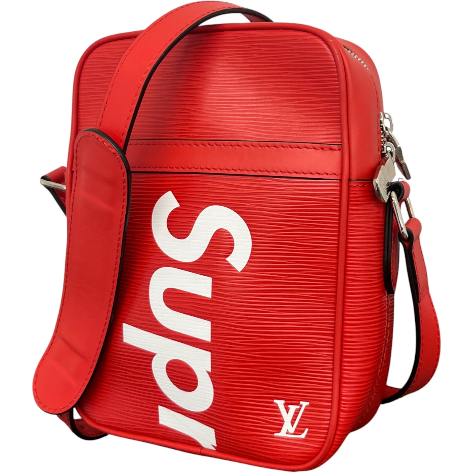 Men's X Supreme Danube Pm Epi Bag Red - Photo 5