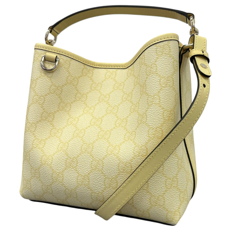 Women's GG Emblem Shoulder Handbag Yellow