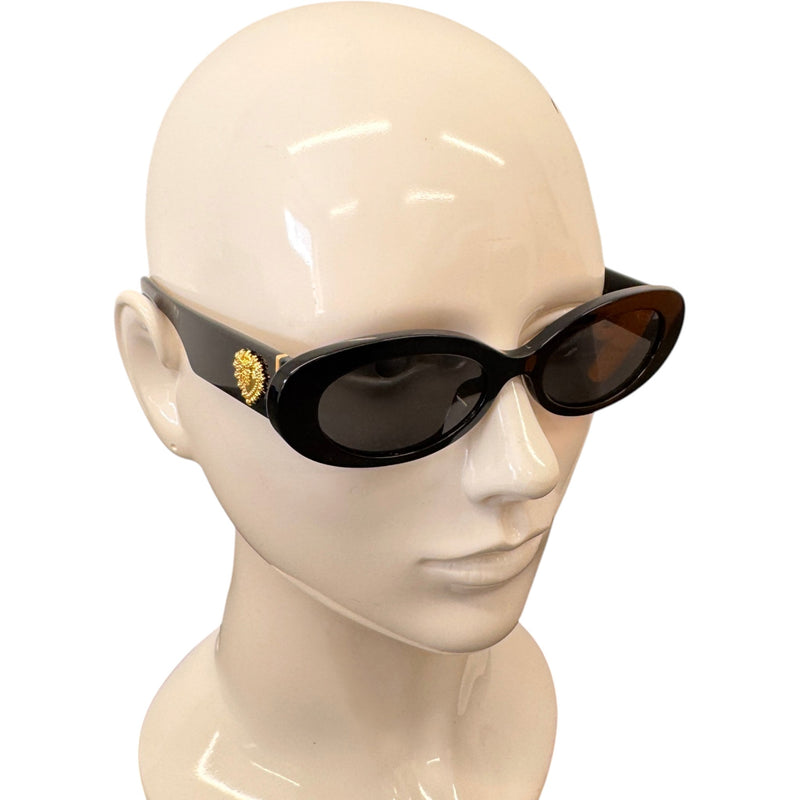 Women's DG4537 Devotion Oval Sunglasses Black