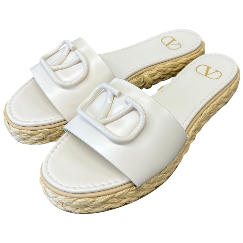 Women's VLogo Espadrille Slides White Size UK 6.5 / EU 39.5