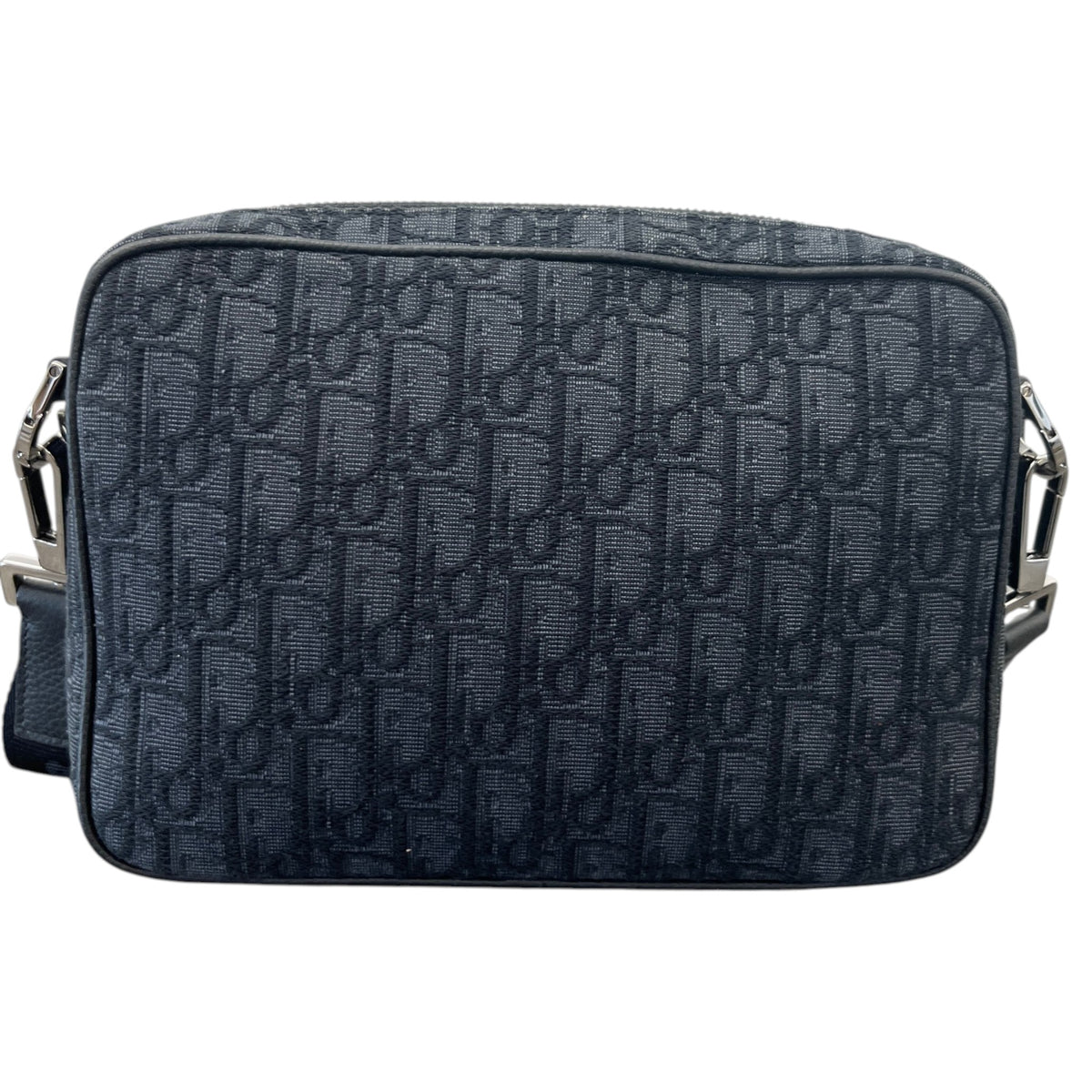 Men's Saddle Triple Pouch Messenger Bag Black - Photo 3