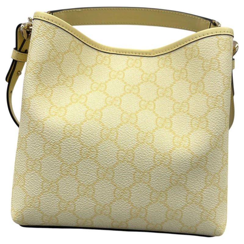 Women's GG Emblem Shoulder Handbag Yellow