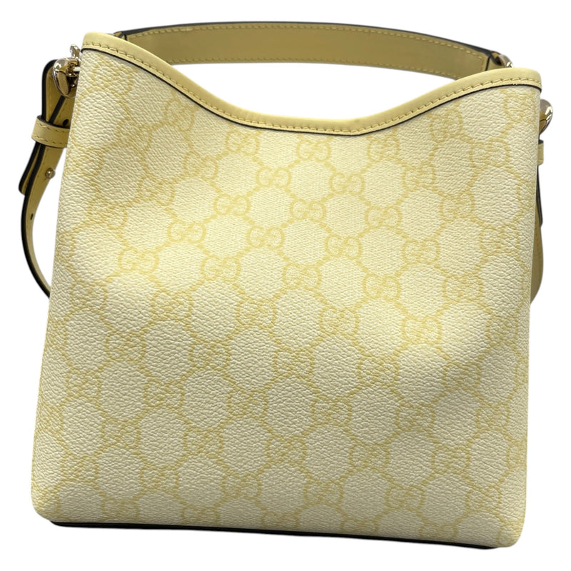Women's GG Emblem Small Bucket Handbag Yellow