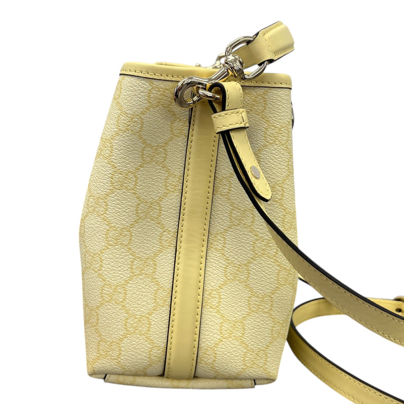 Women's GG Emblem Shoulder Handbag Yellow