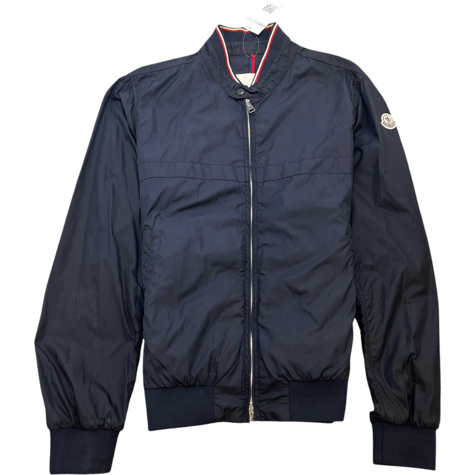 Men's Albert Nylon Bomber Jacket Navy Size 4 / XL - Photo 1