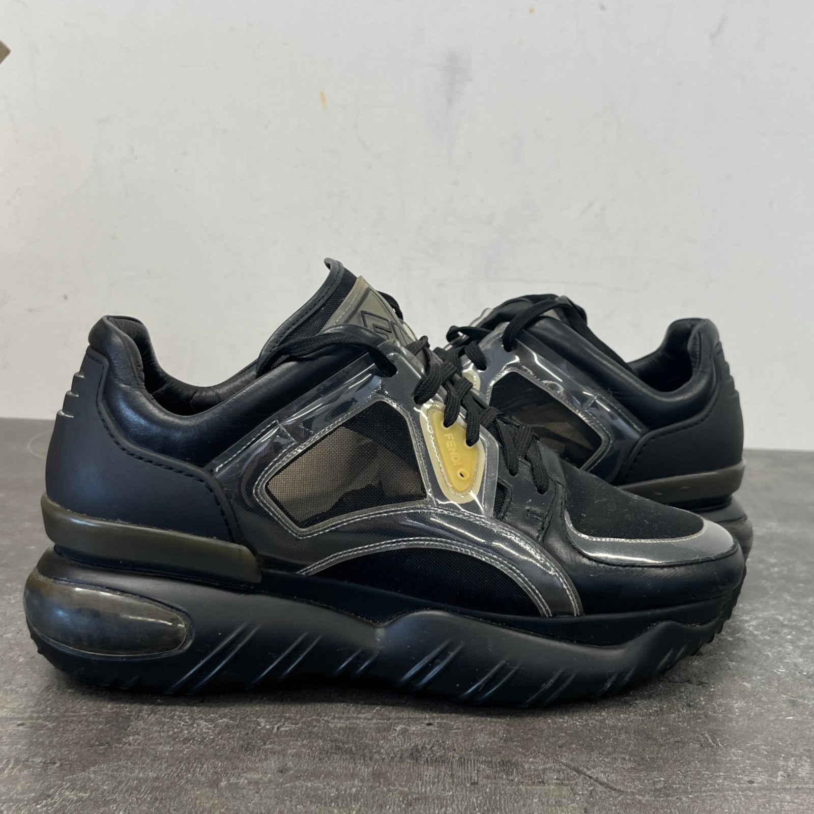 Men's Chunky Low Trainers Black Size UK 8 / EU 42 - Photo 12