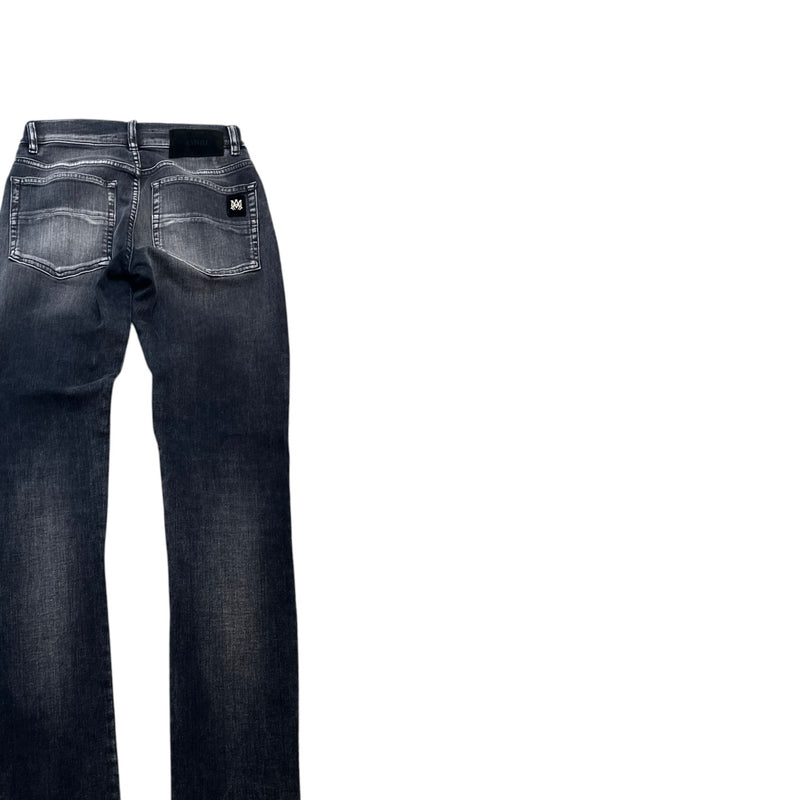 Men's Distressed Snake Thrasher Skinny Jeans Grey Size XS / W28