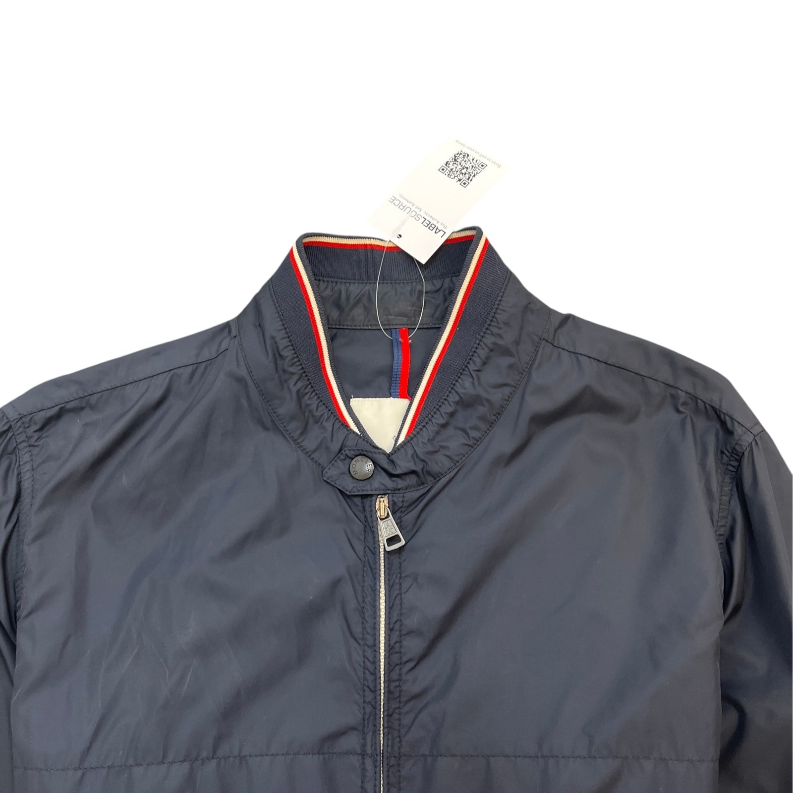 Men's Albert Nylon Bomber Jacket Navy Size 4 / XL - Photo 6