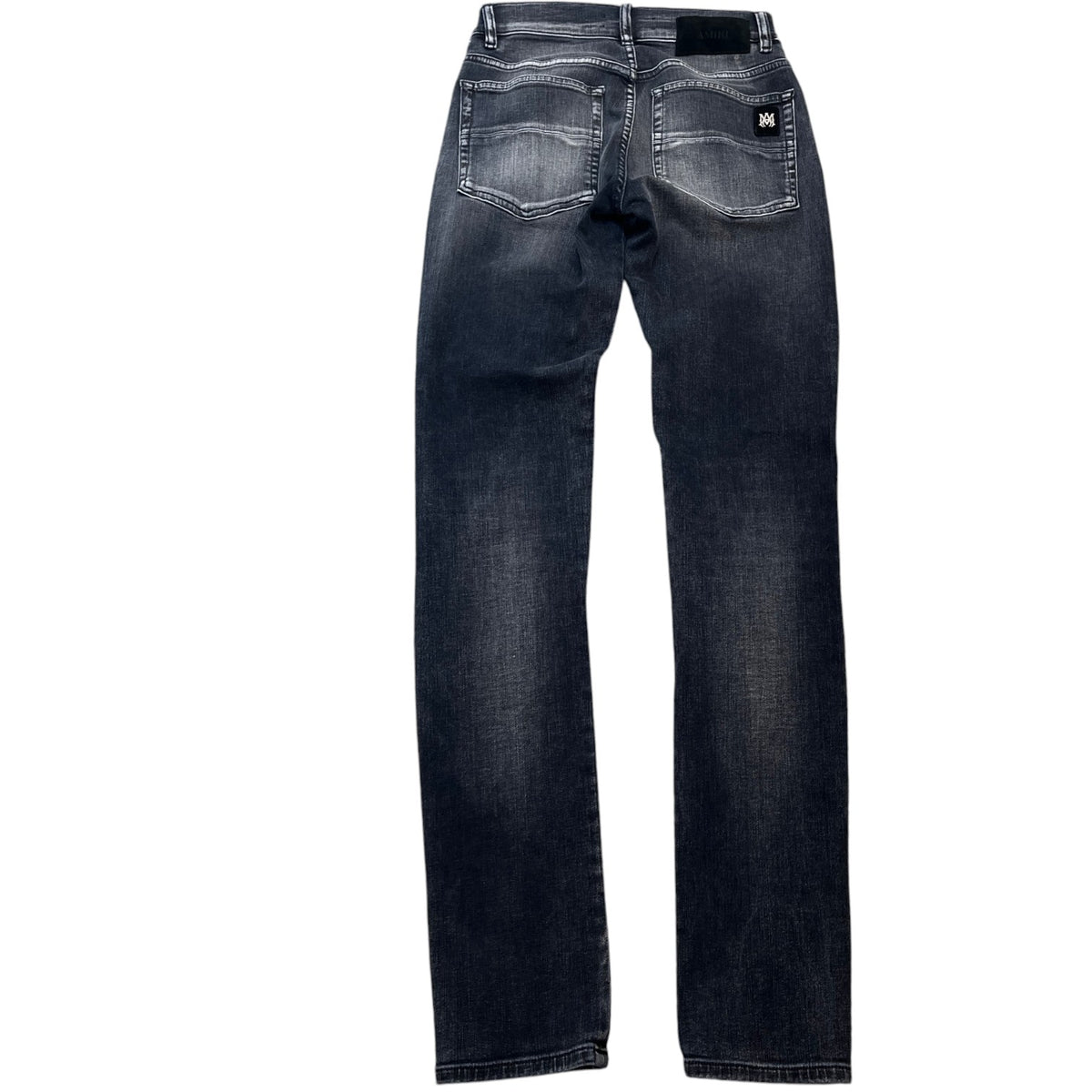 Men's Distressed Snake Thrasher Skinny Jeans Grey Size XS / W28 - Photo 2