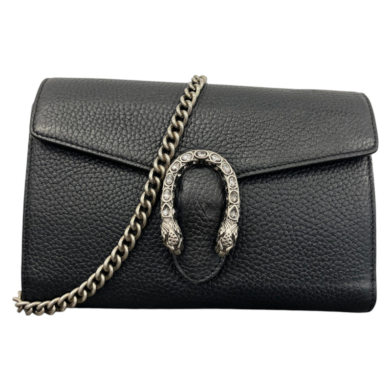 Women's Dionysus Mini Chain Crossbody Bag Black