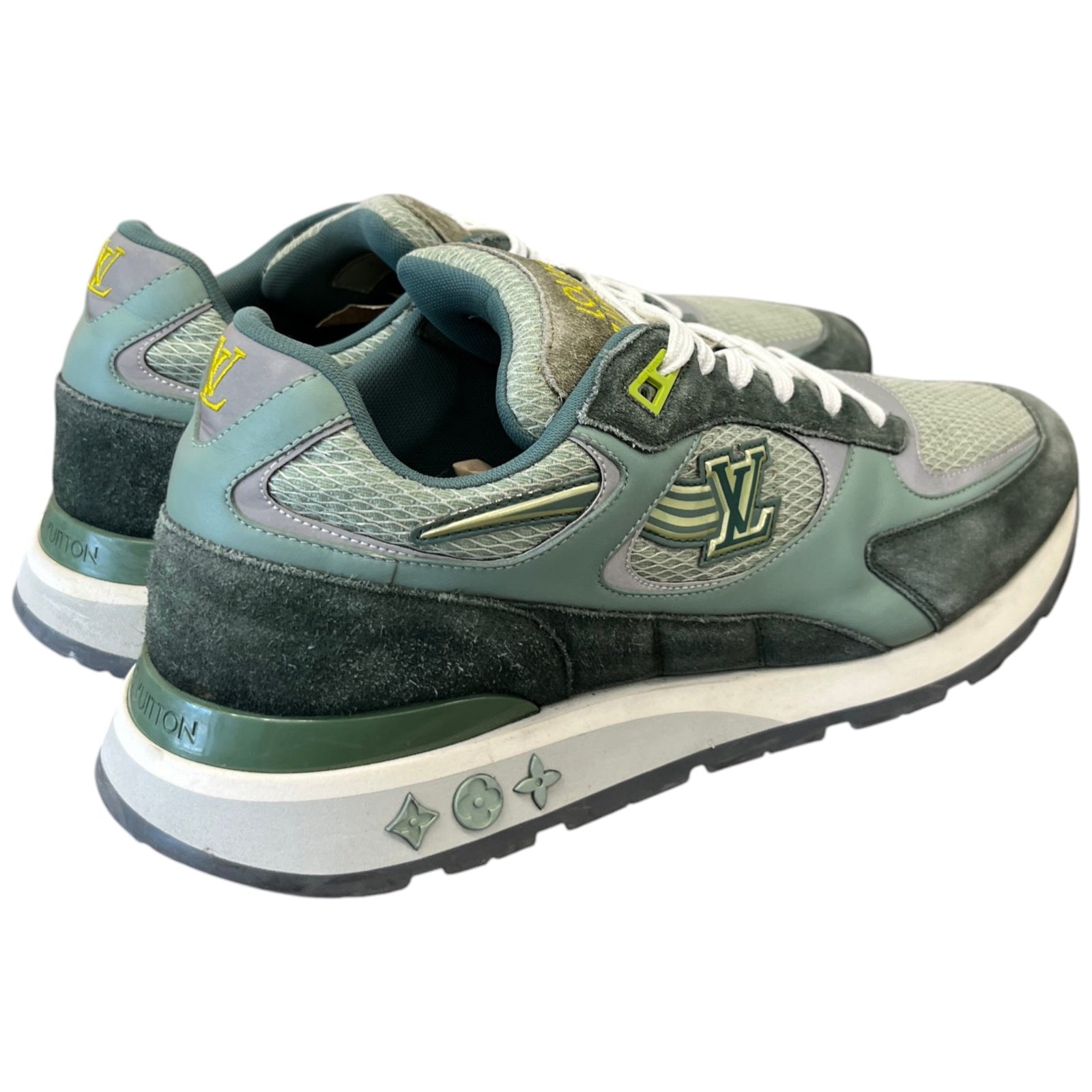 Men's Run Away Low Trainers Green Size EU 45 / UK 11 - Photo 8