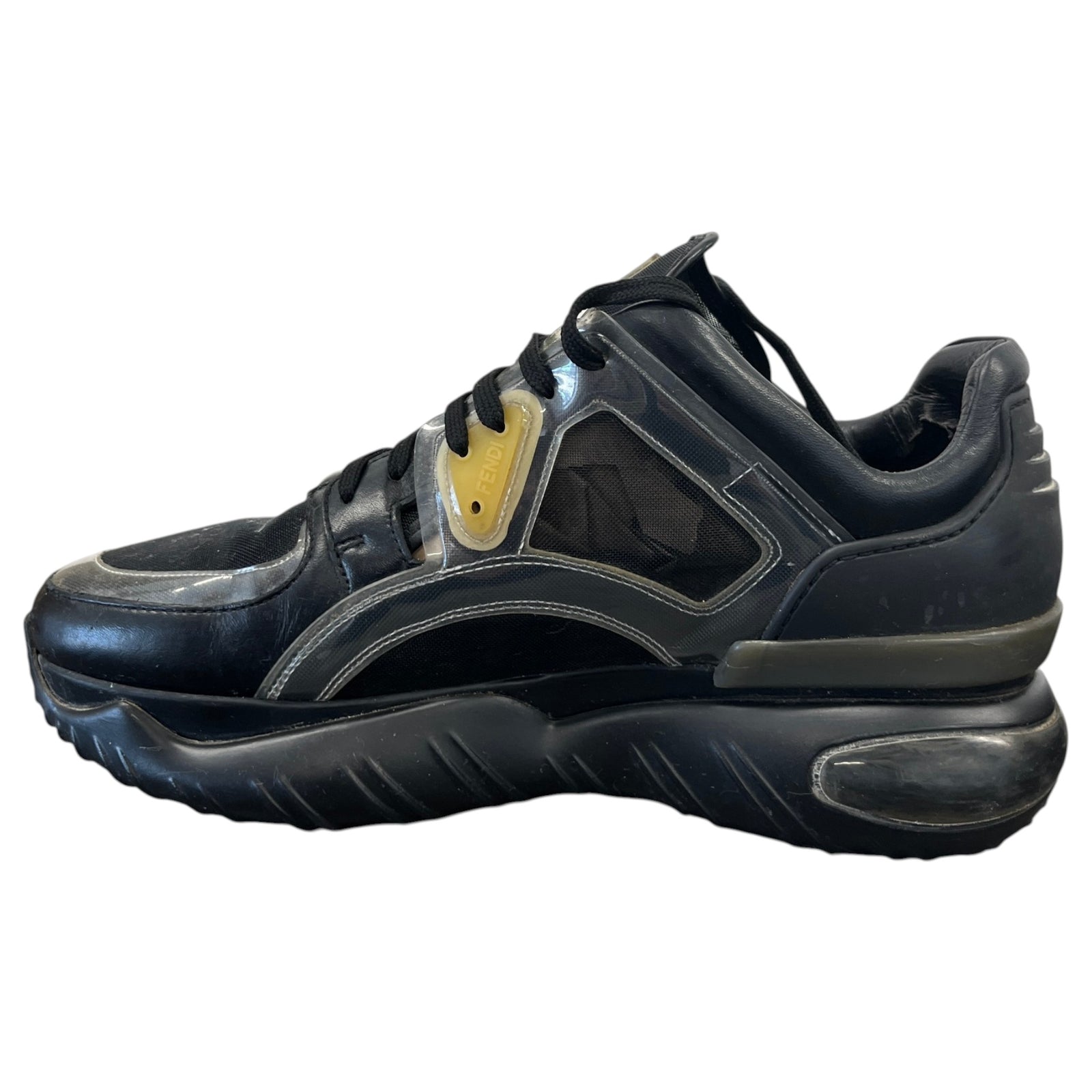 Men's Chunky Low Trainers Black Size UK 8 / EU 42 - Photo 2
