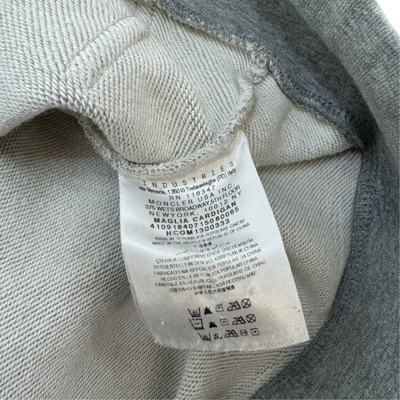 Men's Maglia Cardigan Hoodie Grey Size XL