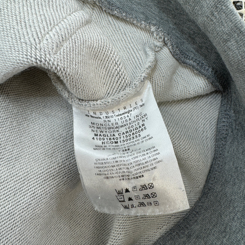 Men's Maglia Cardigan Hoodie Grey Size XL