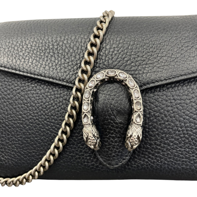 Women's Dionysus Mini Chain Crossbody Bag Black