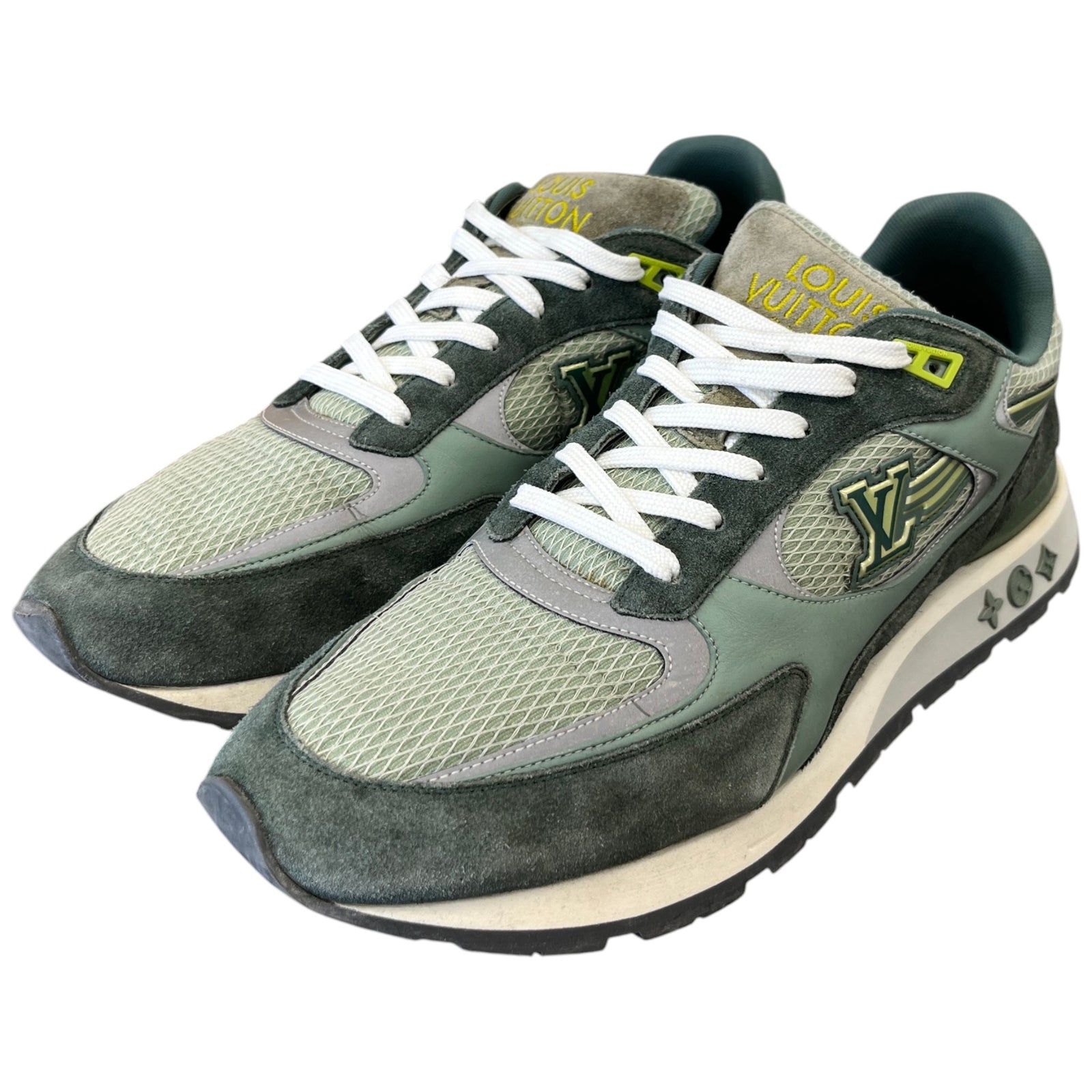 Men's Run Away Low Trainers Green Size EU 45 / UK 11 - Photo 9