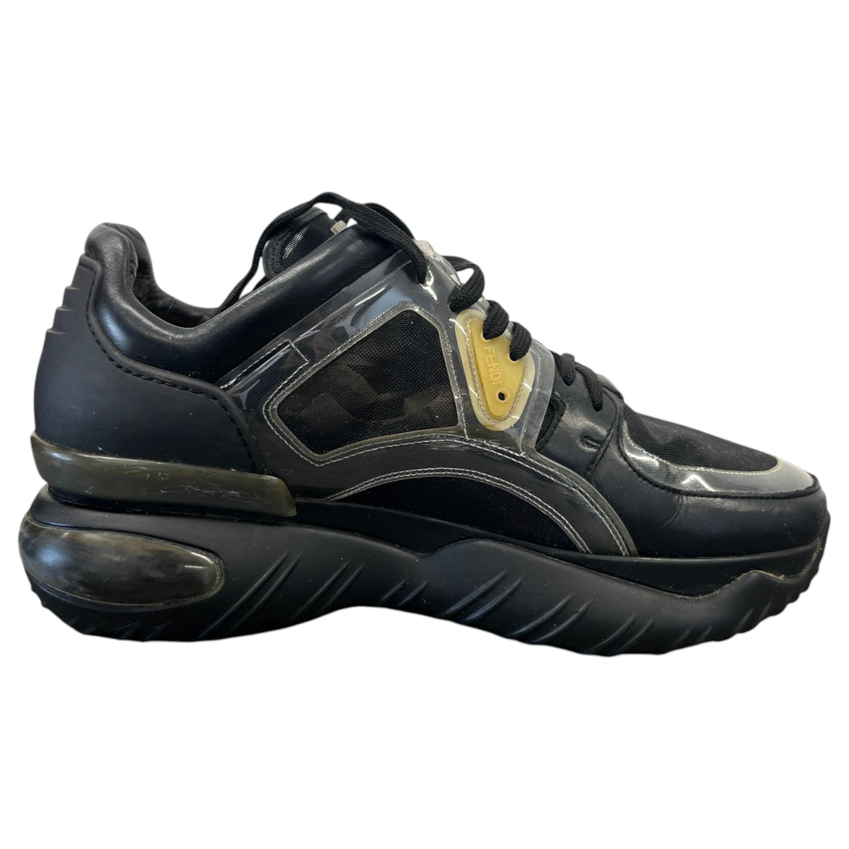 Men's Chunky Low Trainers Black Size UK 8 / EU 42 - Photo 4