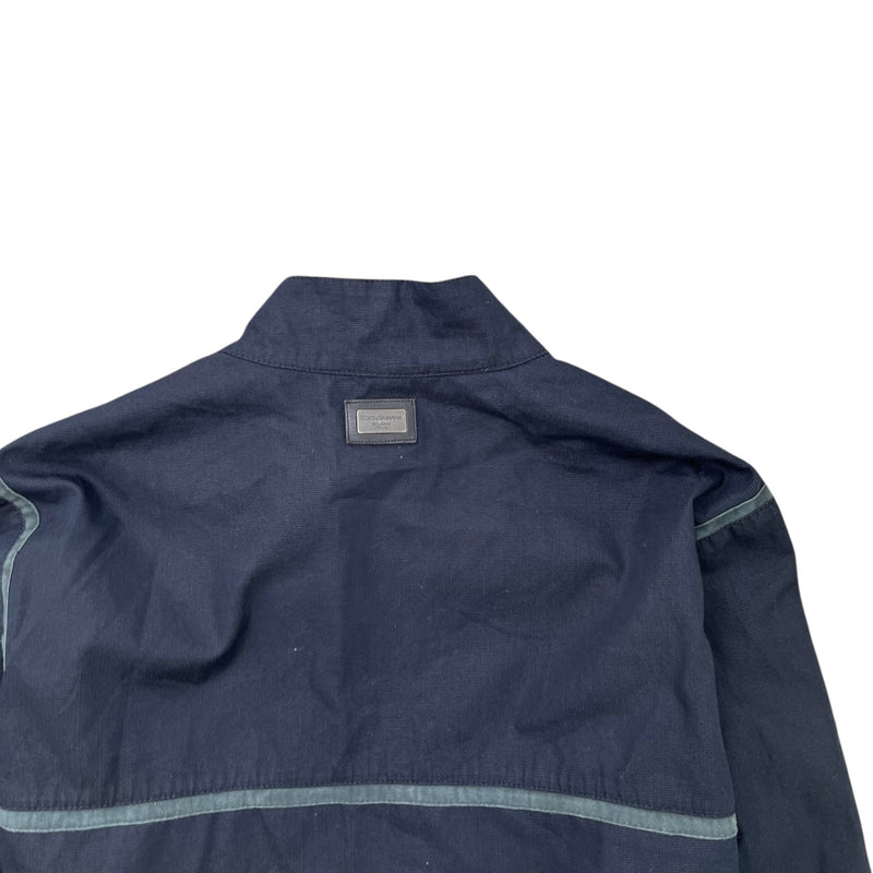 Men's Plaque Logo Jacket Navy Size IT 56 / XXXL