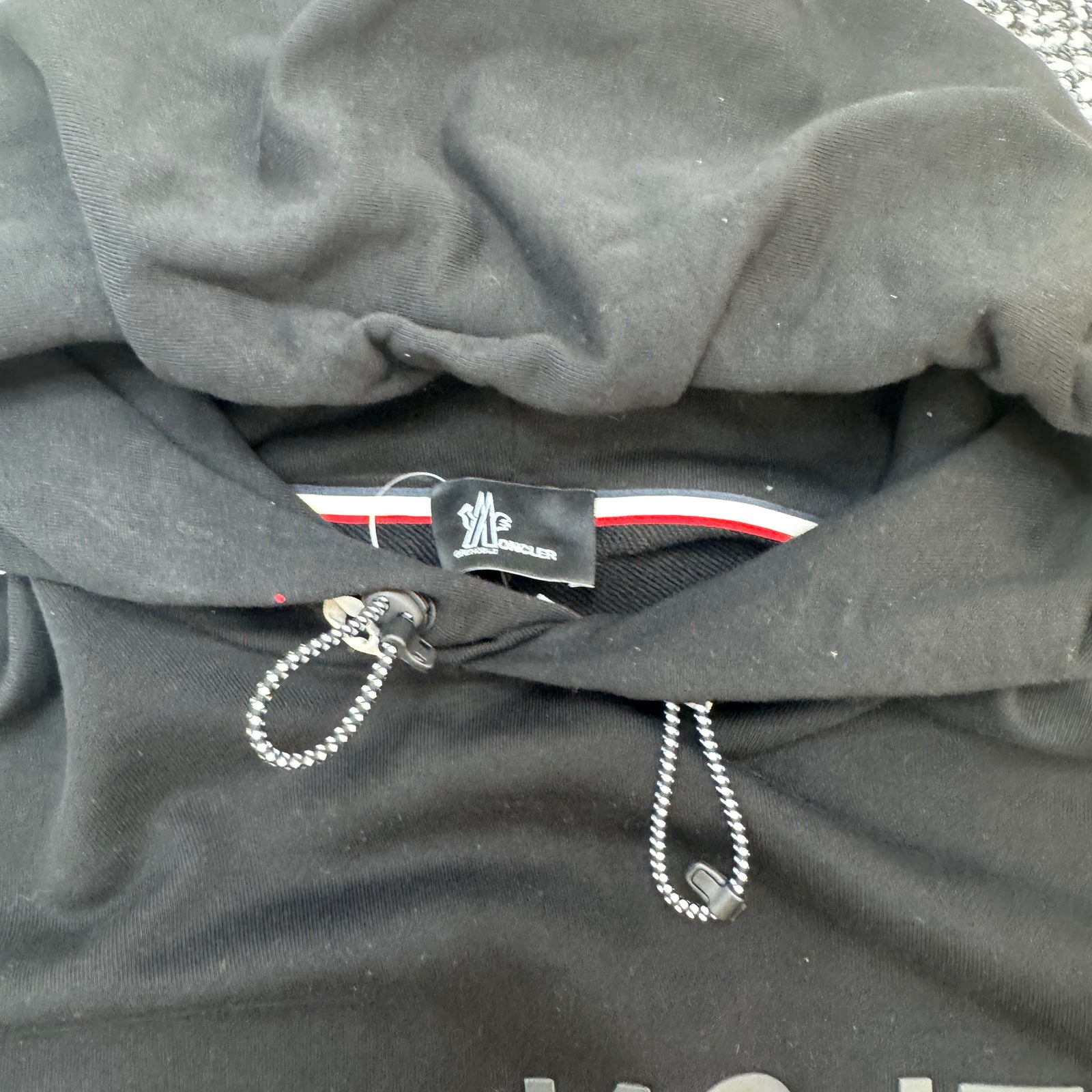Men's Maglia Con Hoodie Black Size XL - Photo 5