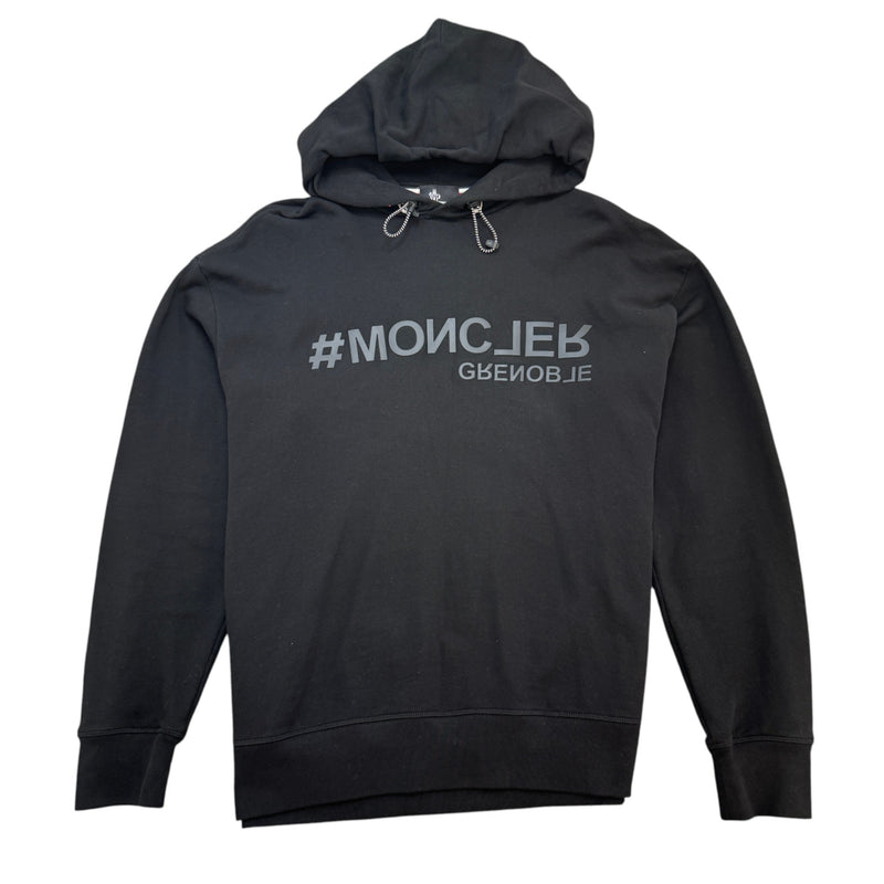 Men's Maglia Con Hoodie Black Size XL