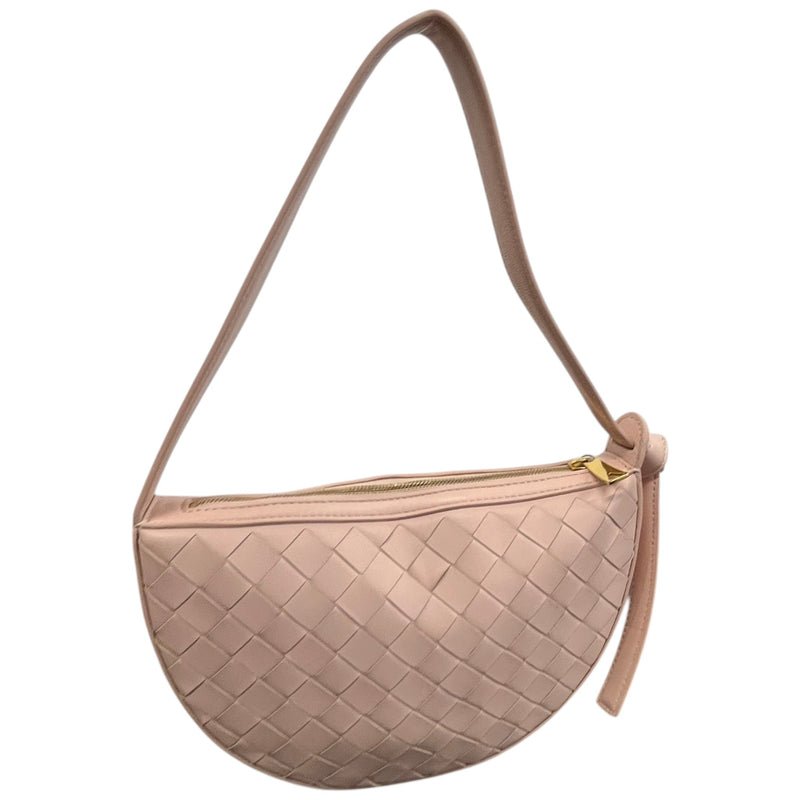 Women's Intrecciato Mini Sunrise Handbag Pink