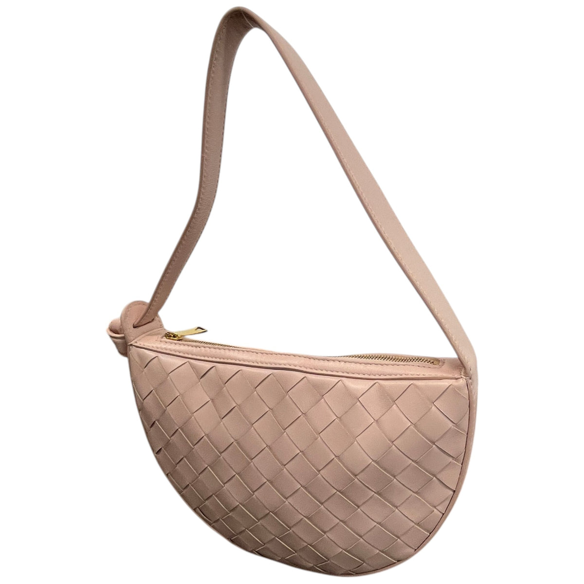 Women's Intrecciato Mini Sunrise Handbag Pink - Photo 8
