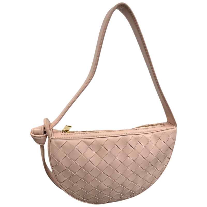 Women's Intrecciato Mini Sunrise Handbag Pink