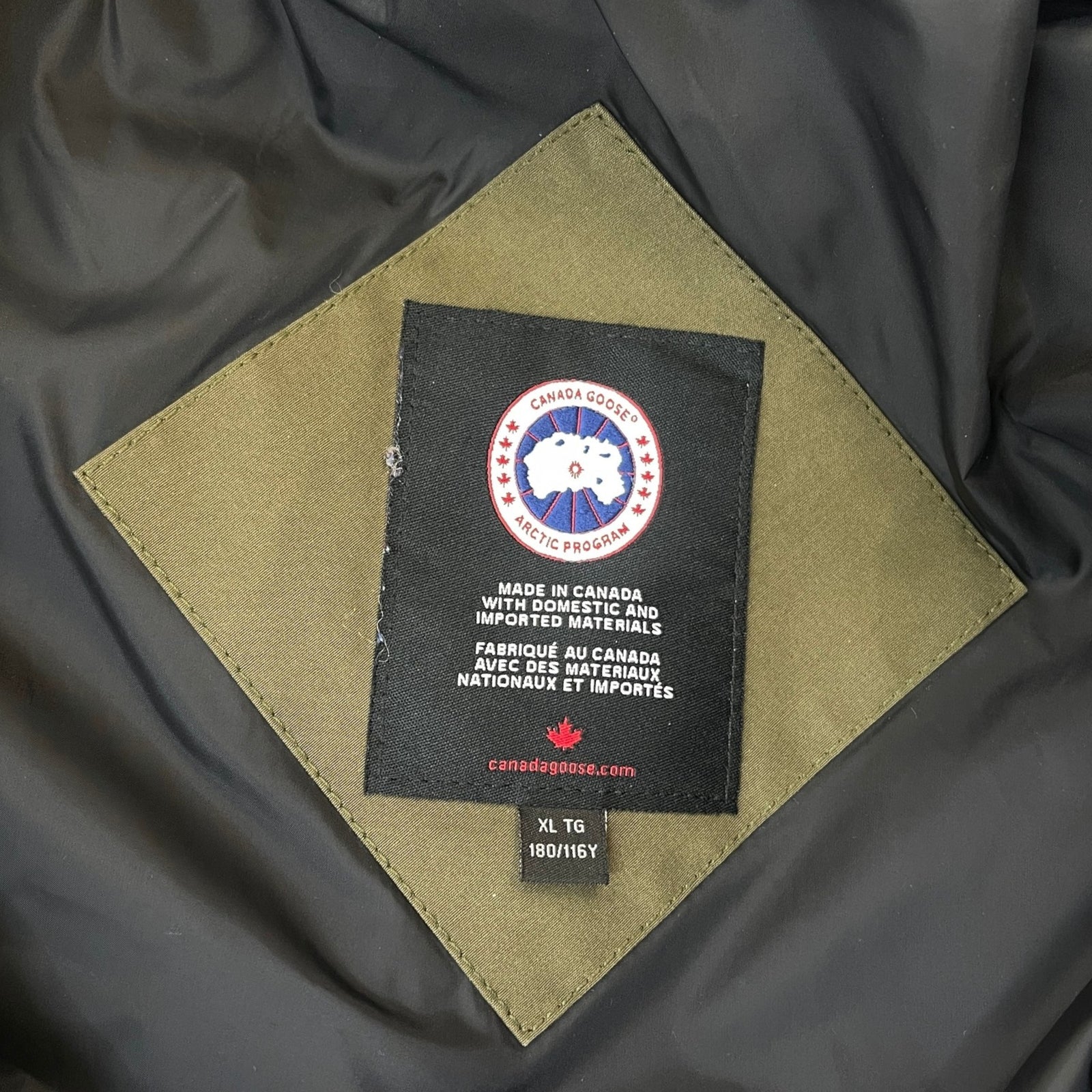 Men's Carson Down Jacket Khaki Size XL - Photo 5