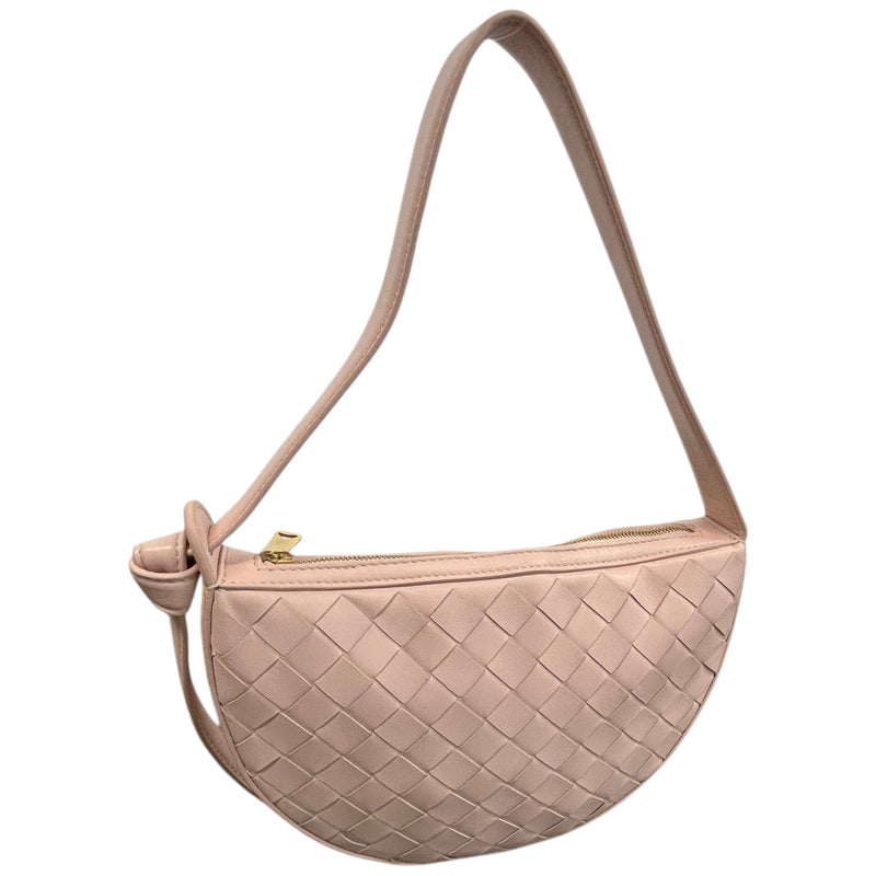 Women's Intrecciato Mini Sunrise Handbag Pink