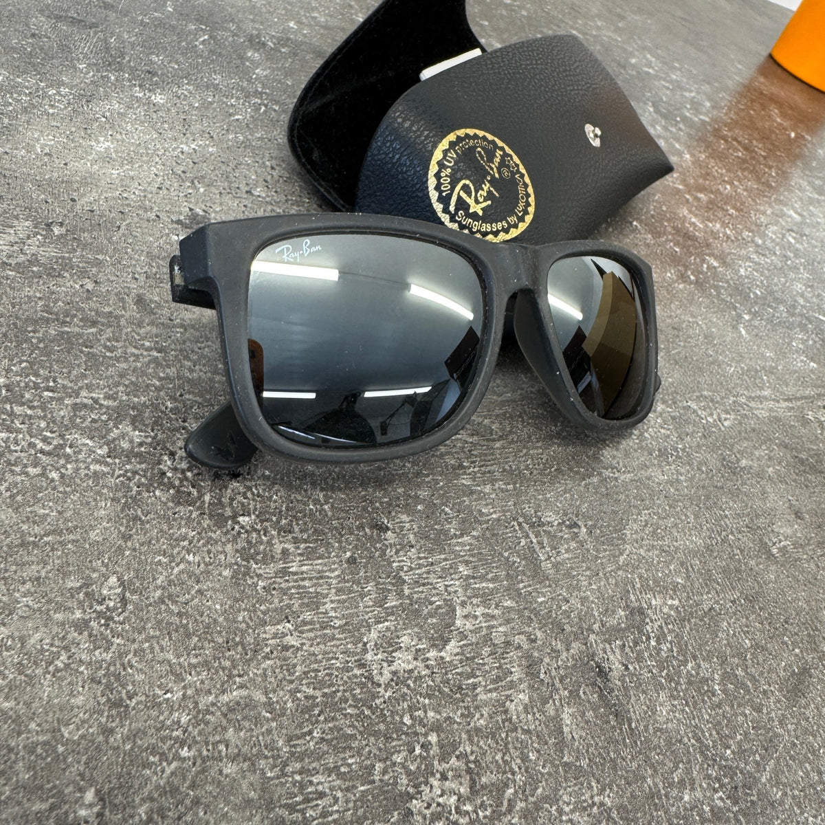 Men's RB 4165 Justin Sunglasses Charcoal - Photo 7