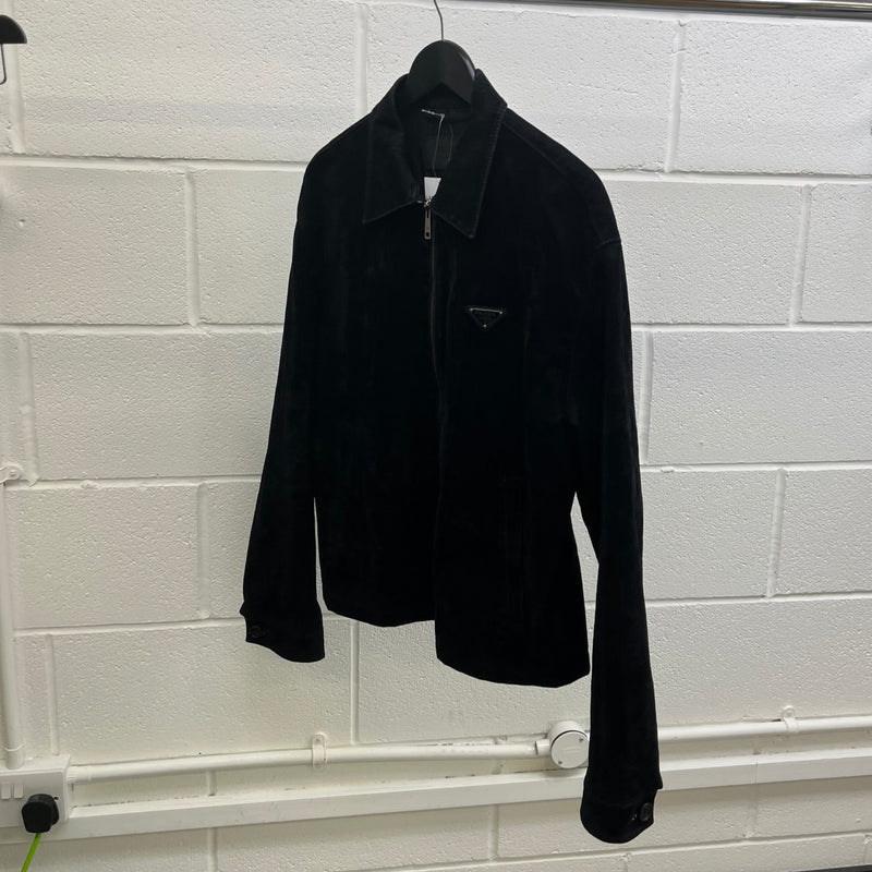 Men's Triangle Logo Jacket Black Size M