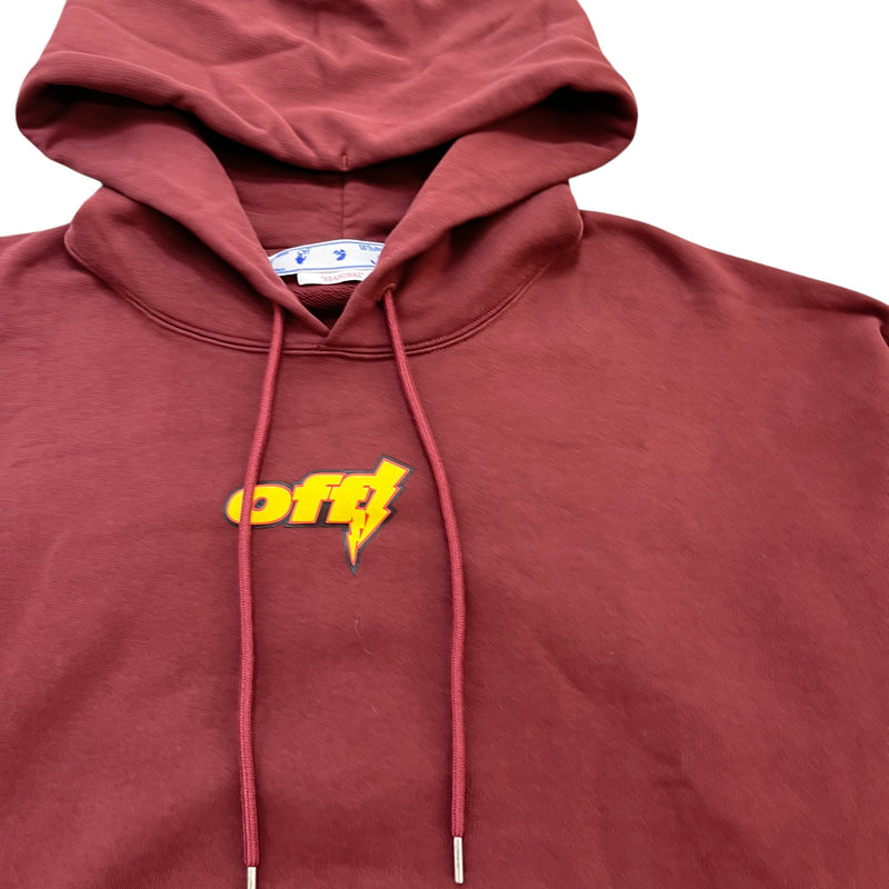 Men's Thunder Stable Skate Hoodie Burgundy Size XL