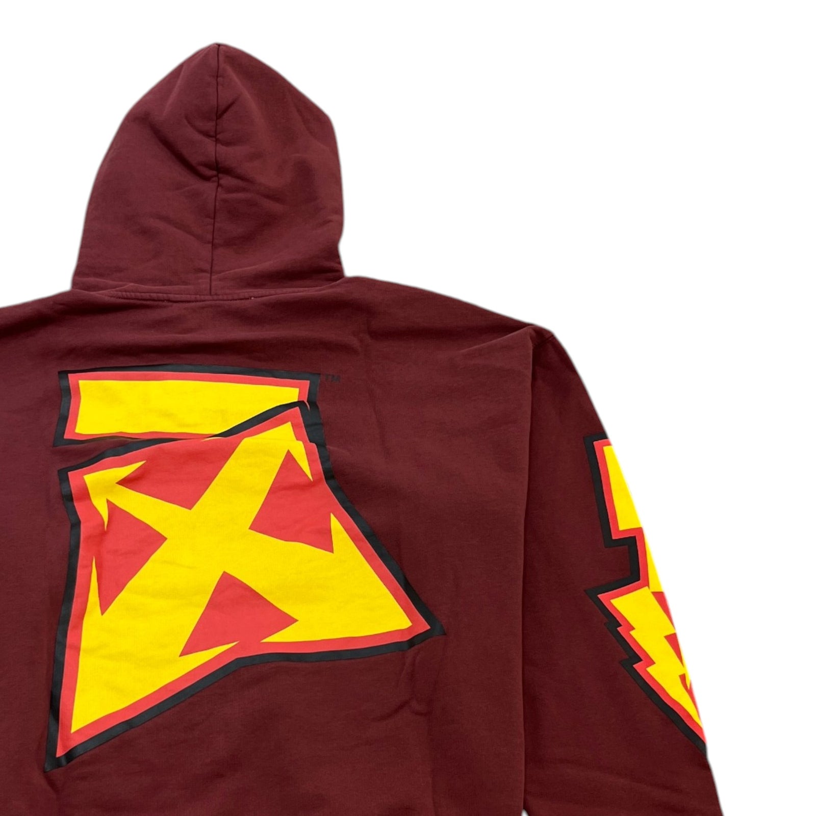 Men's Thunder Stable Skate Hoodie Burgundy Size XL - Photo 4