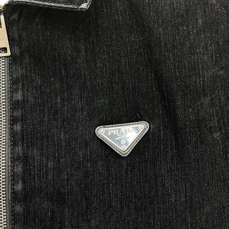 Men's Triangle Logo Jacket Black Size M