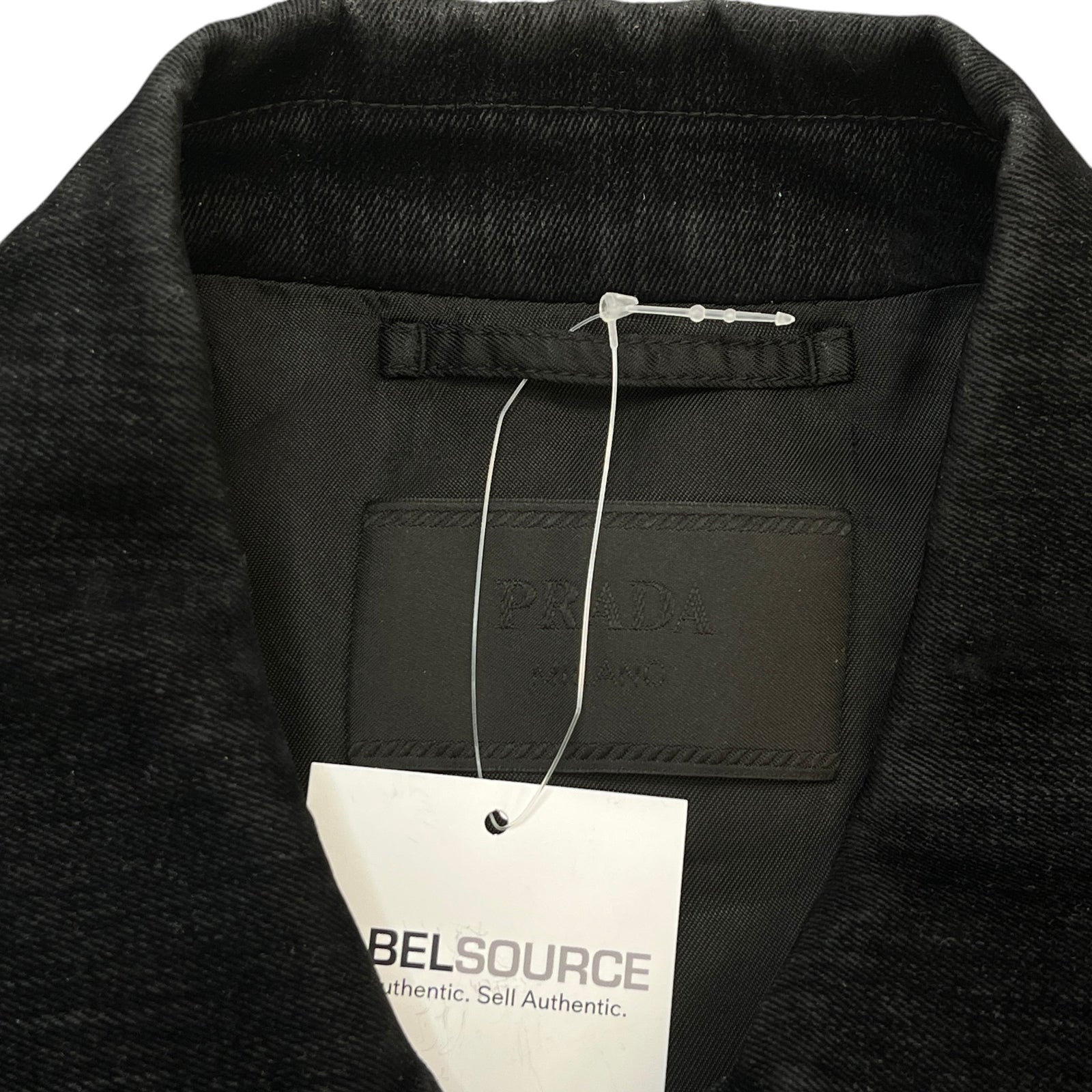 Men's Triangle Logo Jacket Black Size M - Photo 7