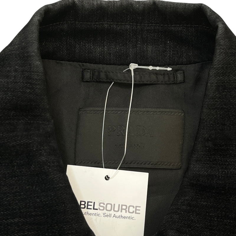 Men's Triangle Logo Jacket Black Size M