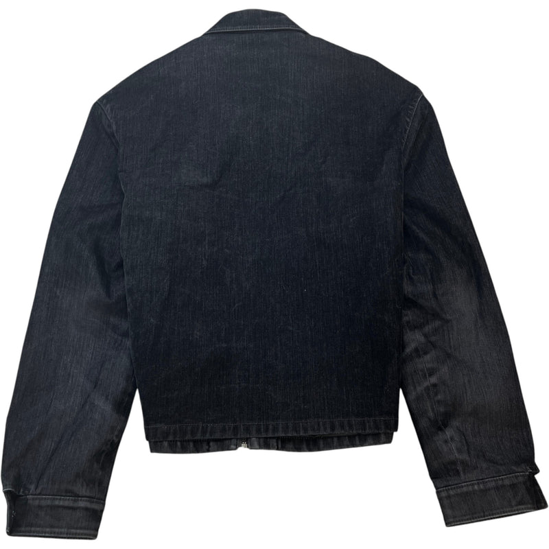 Men's Triangle Logo Jacket Black Size M