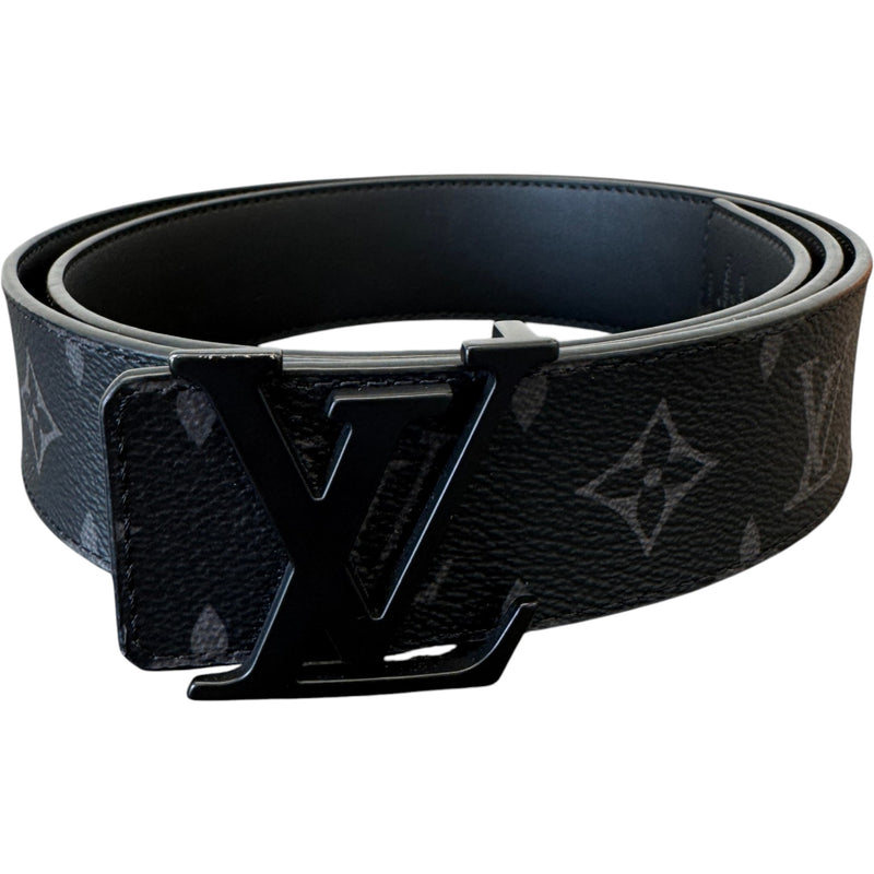 Men's LV Initiales Reversible Belt Black Size 34"