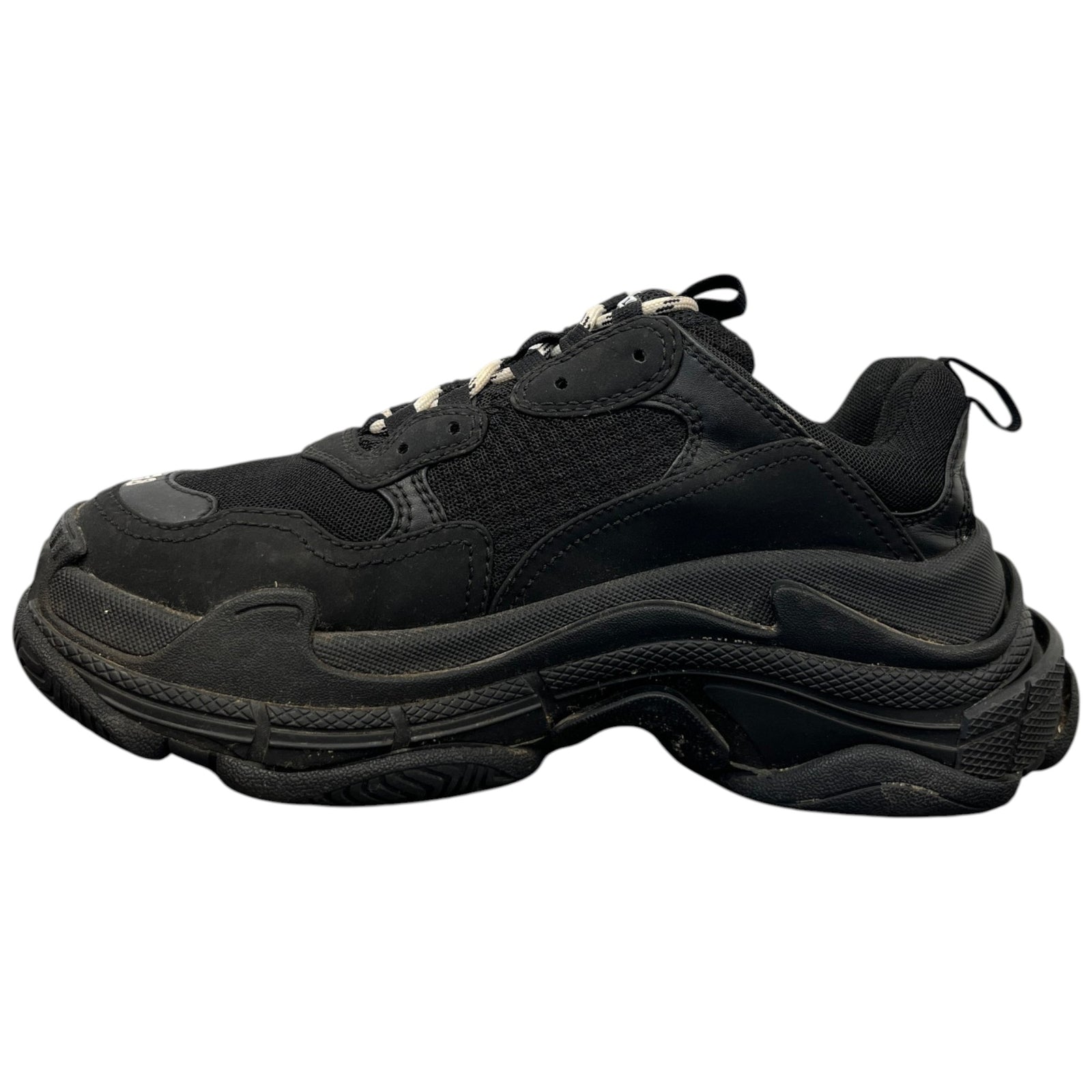 Women's Triple S Low Trainers Black Size EU 38 / UK 5 - Photo 2