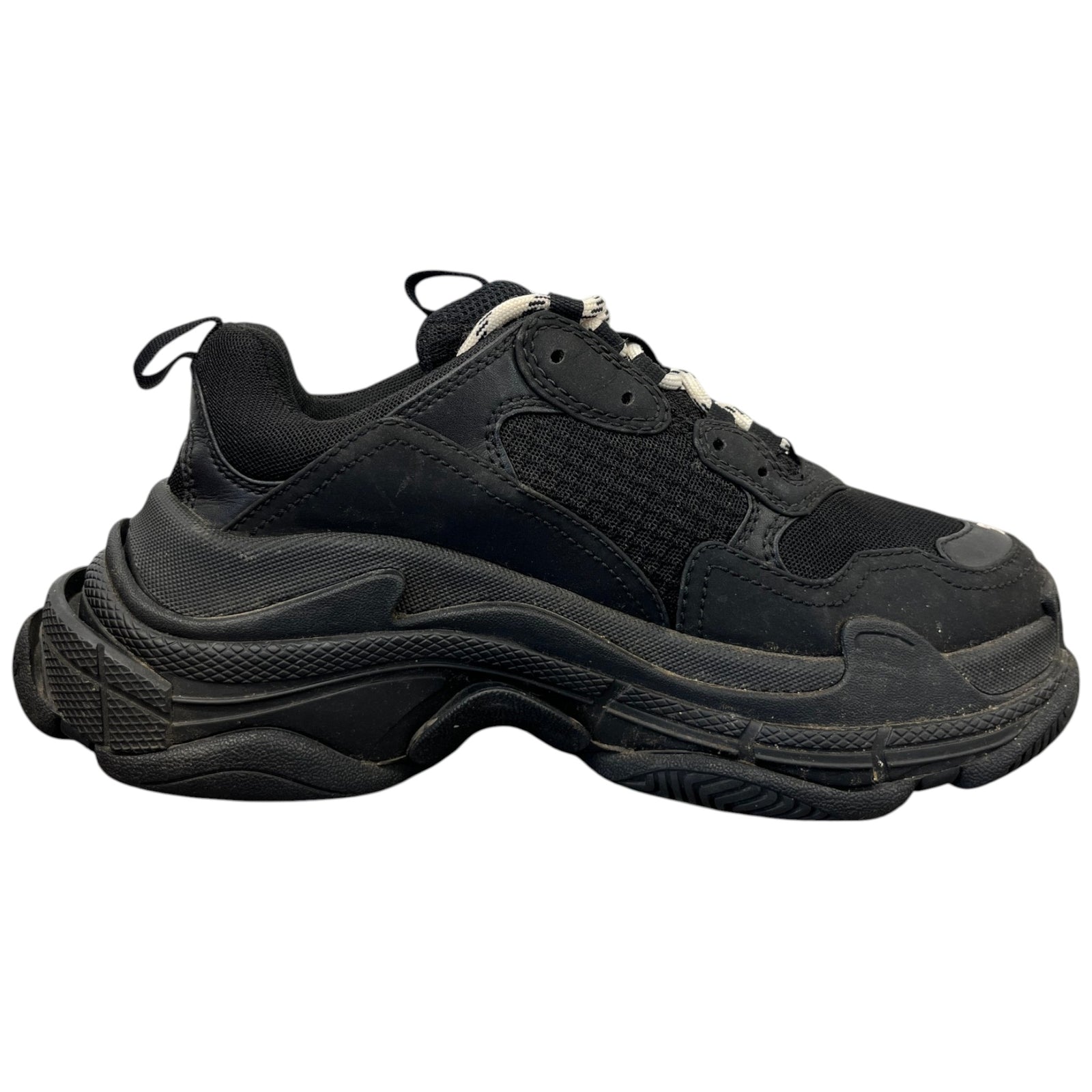 Women's Triple S Low Trainers Black Size EU 38 / UK 5 - Photo 4
