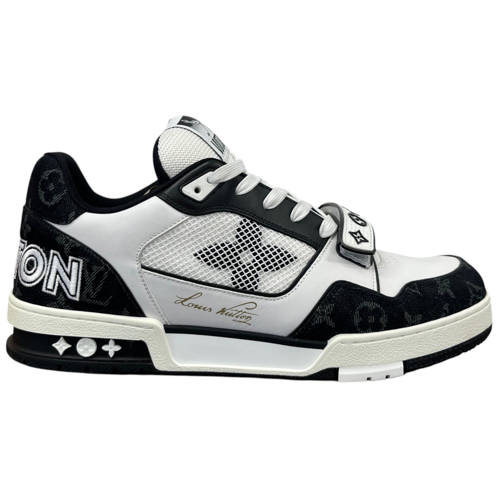 Men's Lv Low Trainers Black Size EU 43 / UK 9 - Photo 1