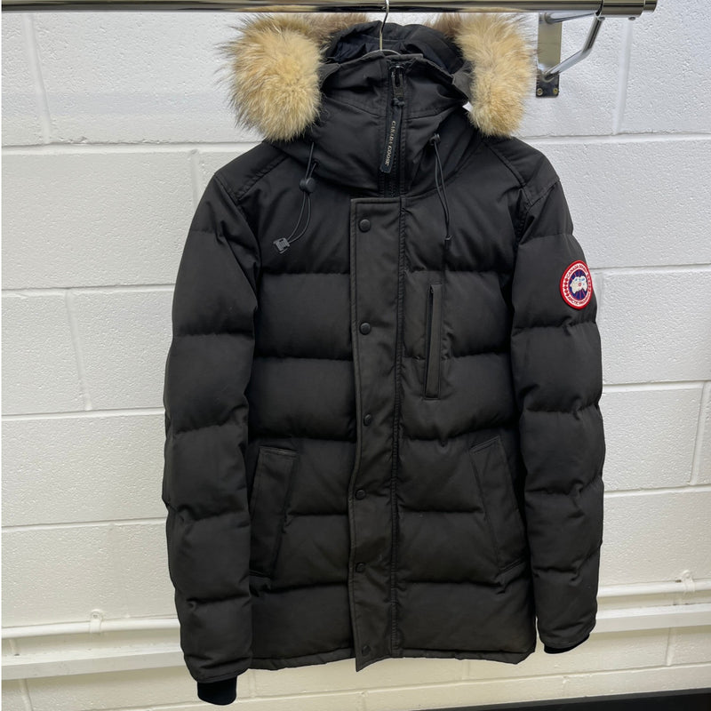Men's Carson Parka Down Jacket Black Size S