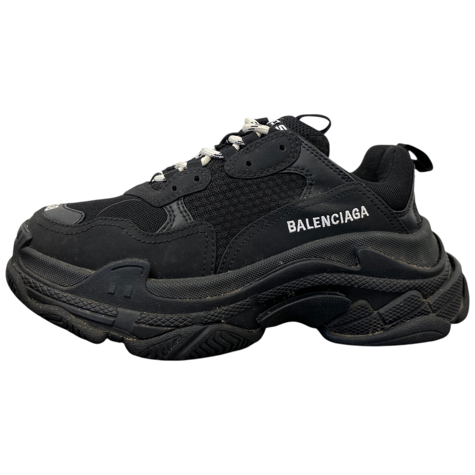 Women's Triple S Low Trainers Black Size EU 38 / UK 5 - Photo 5