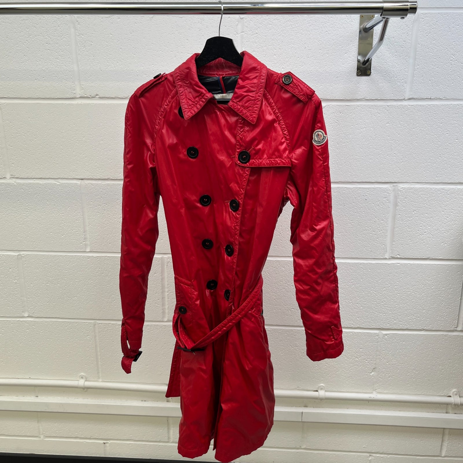 Women's Trench Jacket Red Size 2 / UK 12 - Photo 9