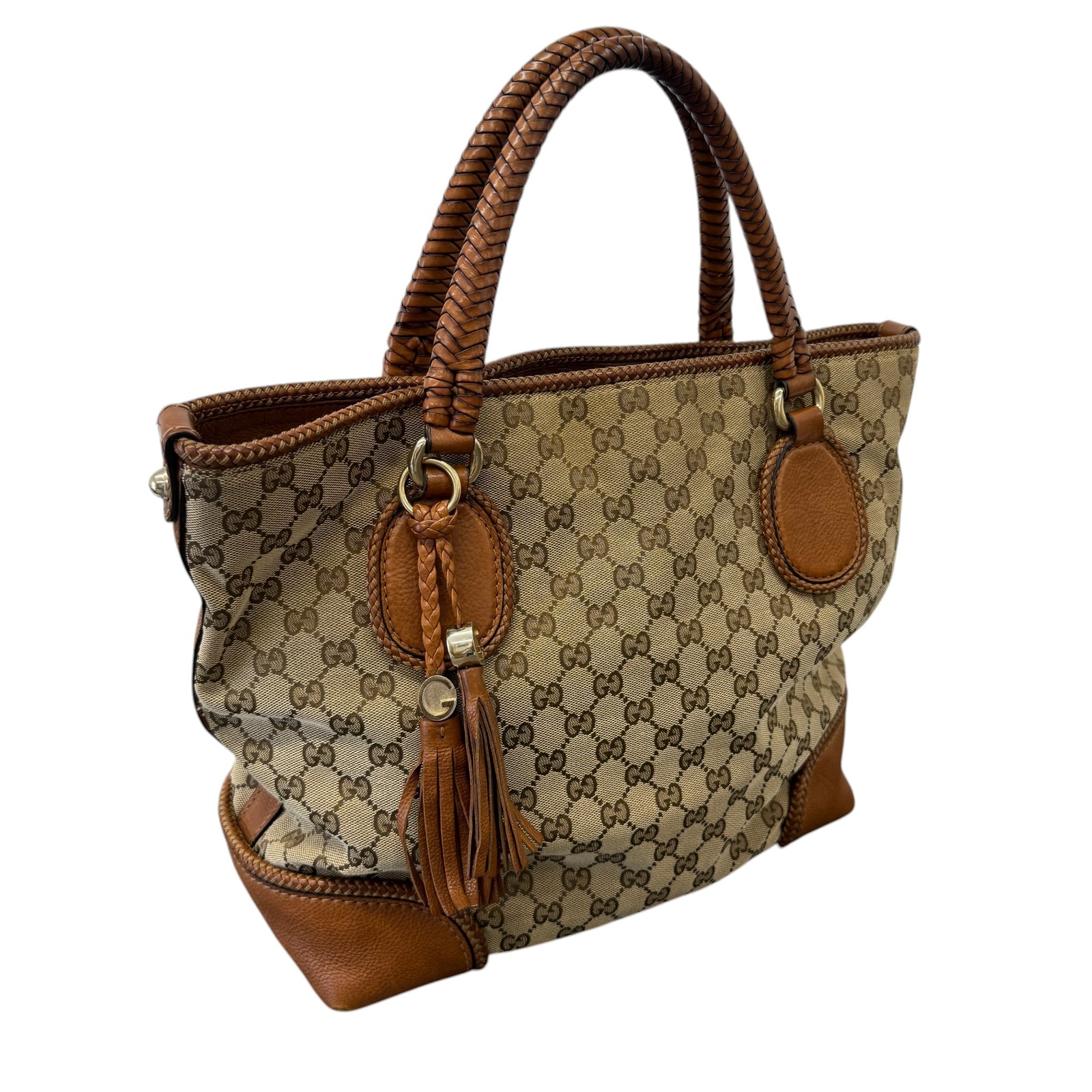 Women's Gg Supreme Marrakech Tote Bag Brown - Photo 8