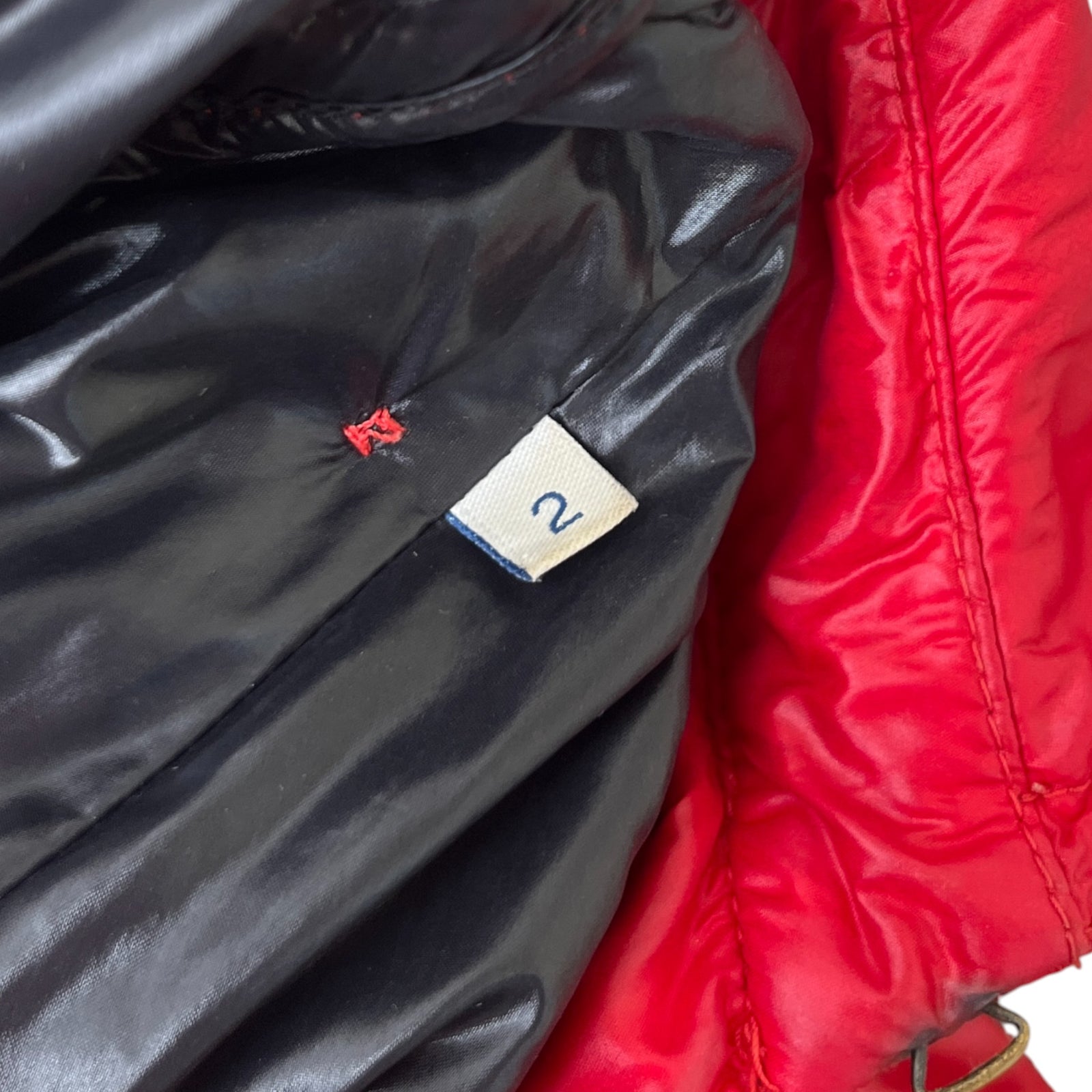 Women's Trench Jacket Red Size 2 / UK 12 - Photo 6