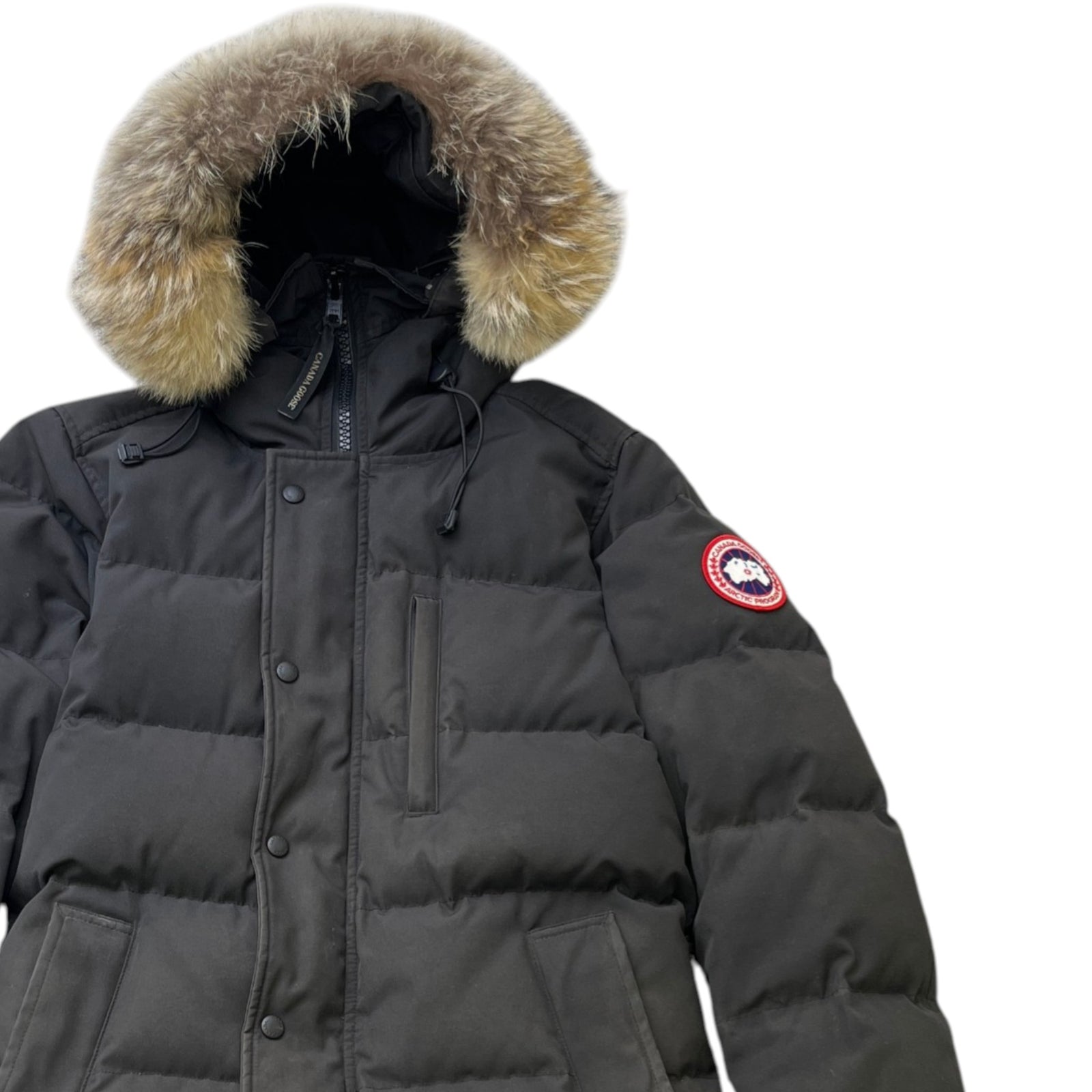 Men's Carson Parka Down Jacket Black Size S - Photo 3