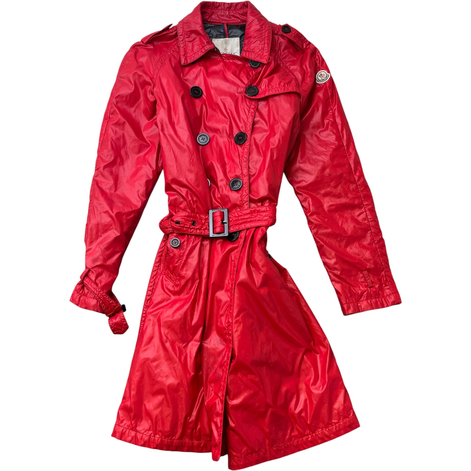 Women's Trench Jacket Red Size 2 / UK 12 - Photo 1