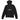 Men's Logo Quarter Zip Hoodie Black Size S